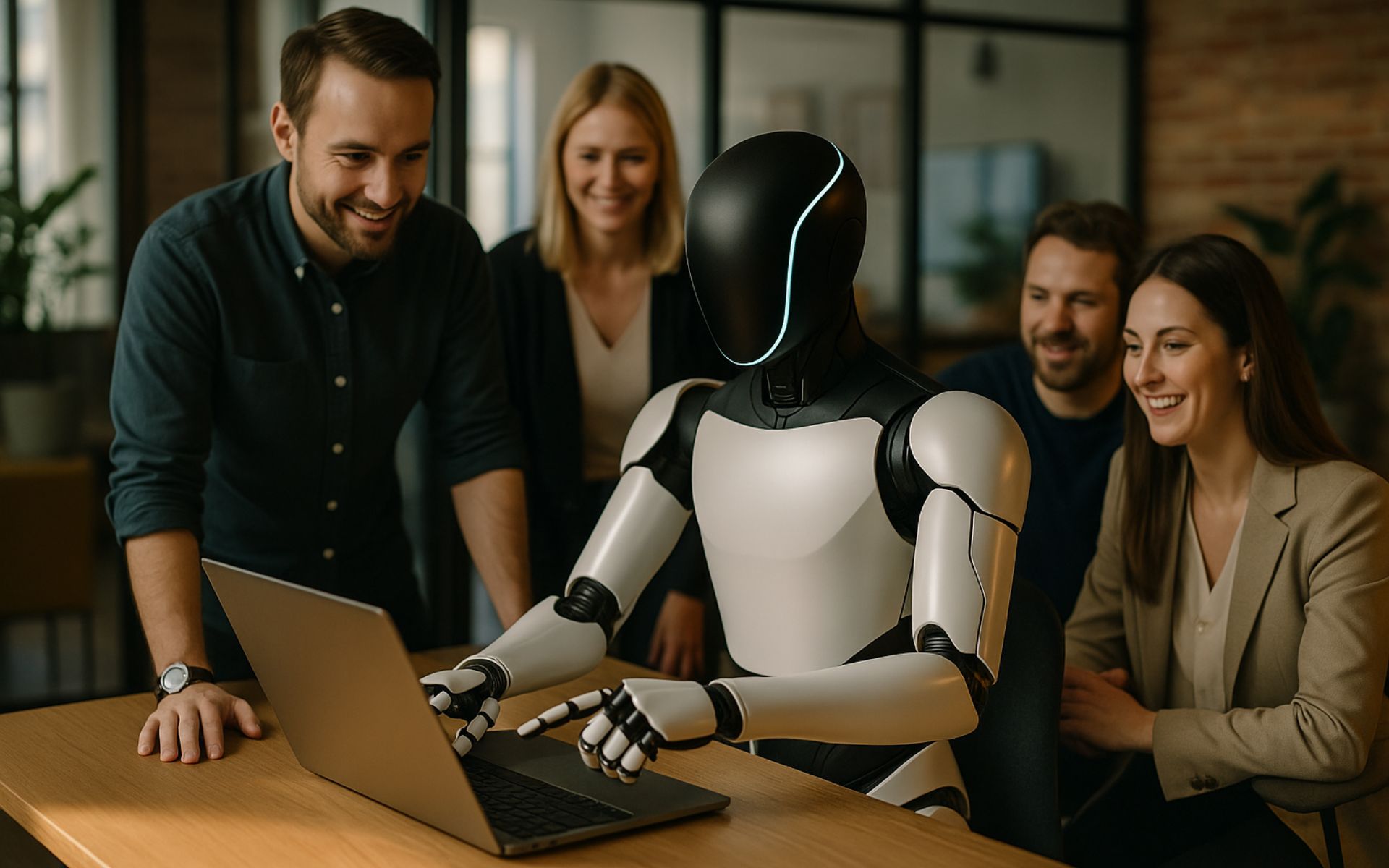 Zespół Netfly podczas pracy nad projektami